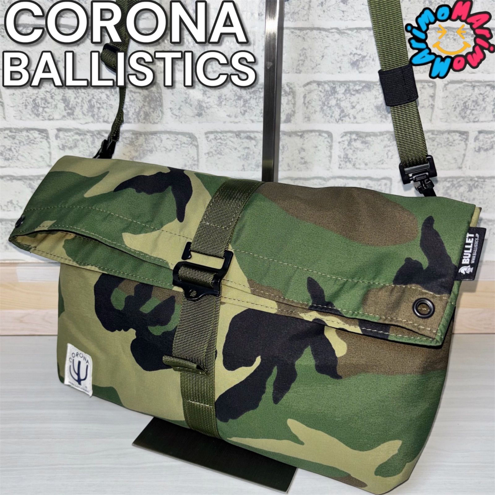 美品 CORONA コロナ BALLISTICS SACOCHE サコッシュ ショルダーバッグ 