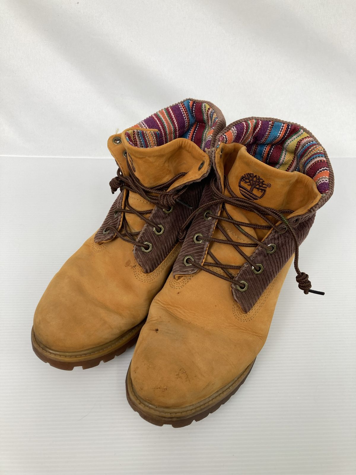 Timberland ティンバーランド ブーツ ブラウン コーデュロイ レザー