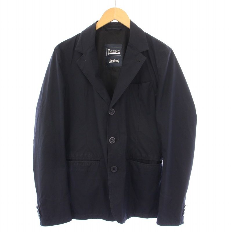ヘルノ HERNO PACCABLE BLAZER Laminar WINDSTOPPER テーラードジャケット ブレザー アウター シングル ...