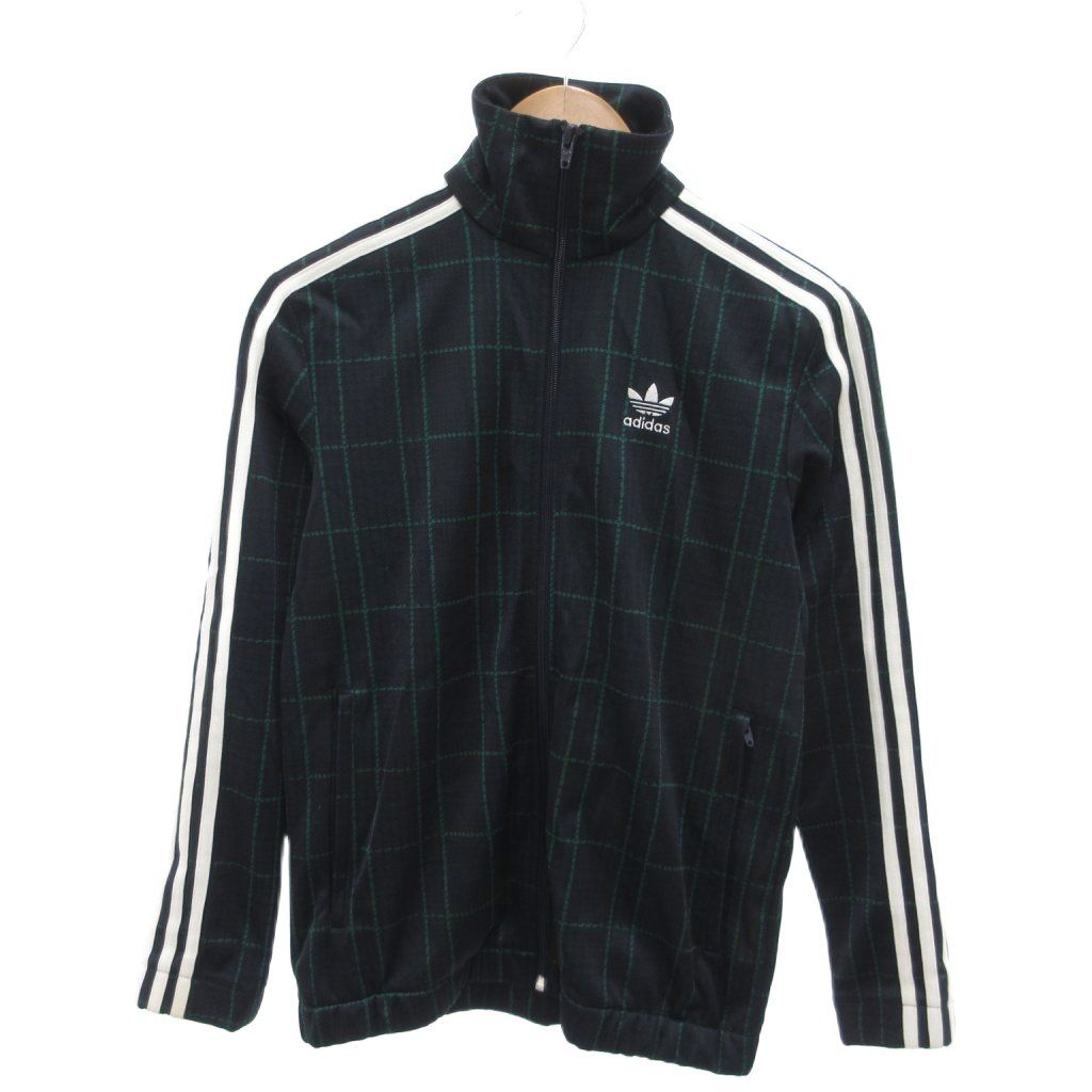 アディダス　タータン チェック トラックジャケット ジャージ アディダスオリジナルス adidas originals セットアップ トラック