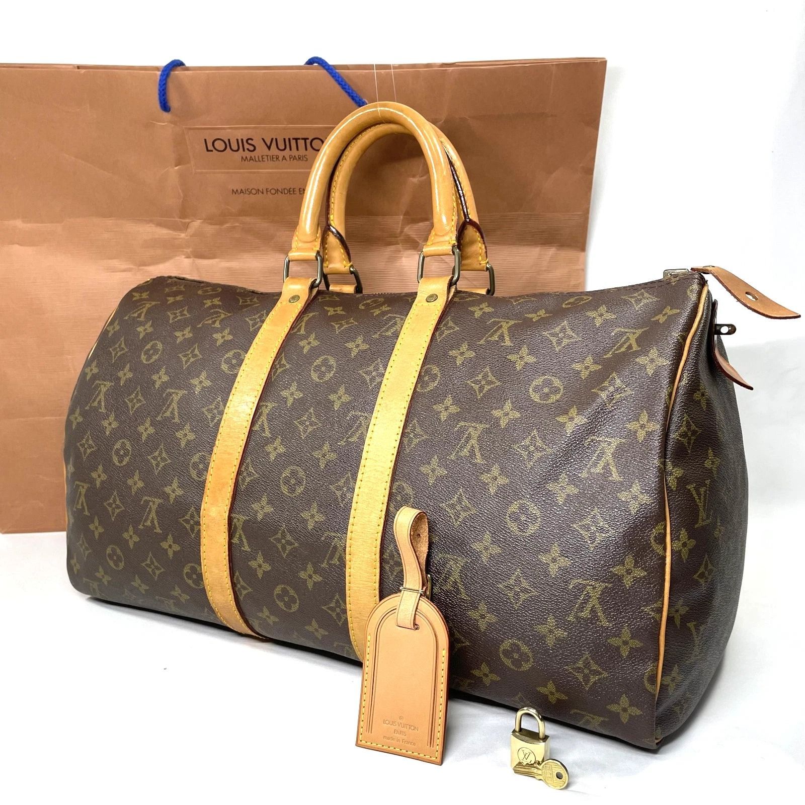 本物】ルイ ヴィトン ボストンバッグ キーポル45 Keepall 45 本物】ルイ ヴィトン ボストンバッグ キーポル45 Keepall 45