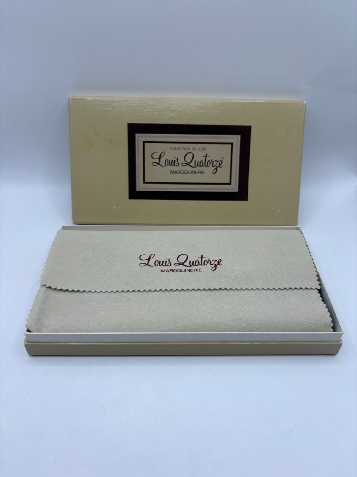 Louis Quatorze Long Wallet Bordeaux With Box Clasp ‐ Mercari Japan 