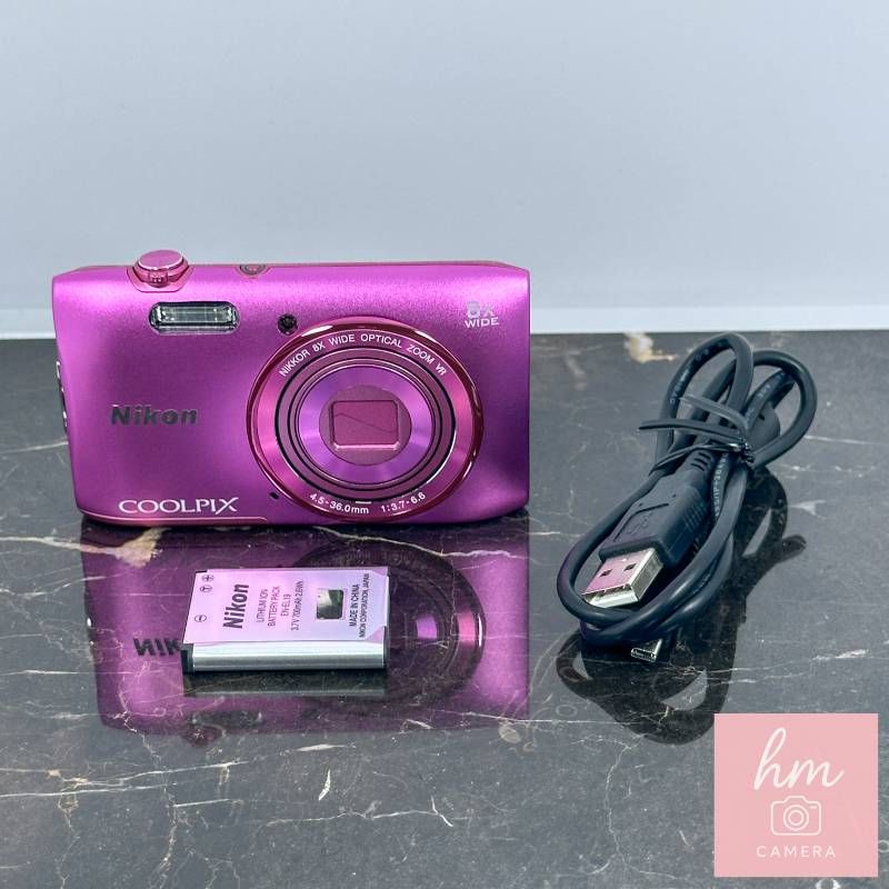 Nikon Coolpix s3600 ピンク 8倍光学ズーム 動作確認済み 【公式通販】