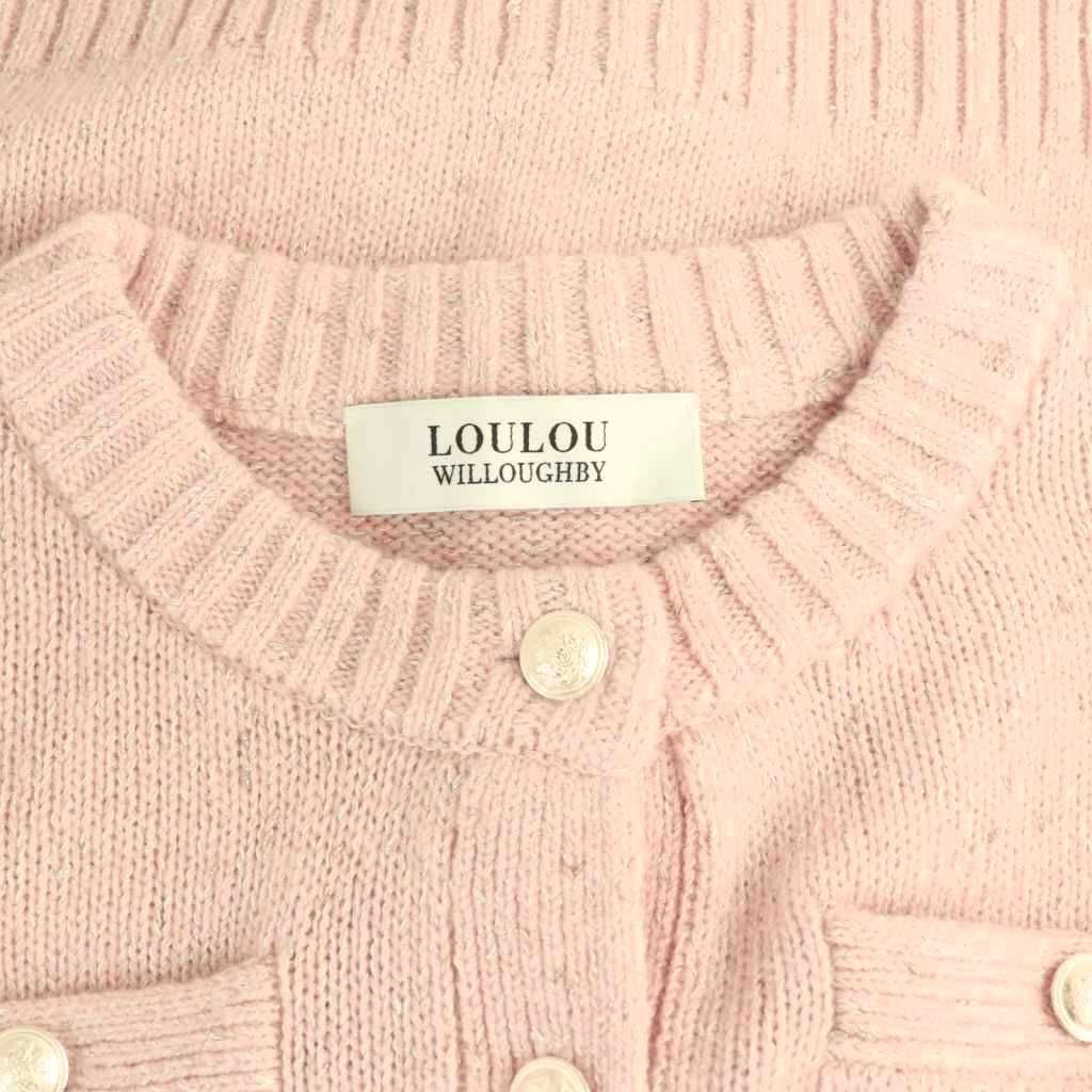 ルルウィルビー Loulou Willoughby 25AW GRAINYラメカーディガン