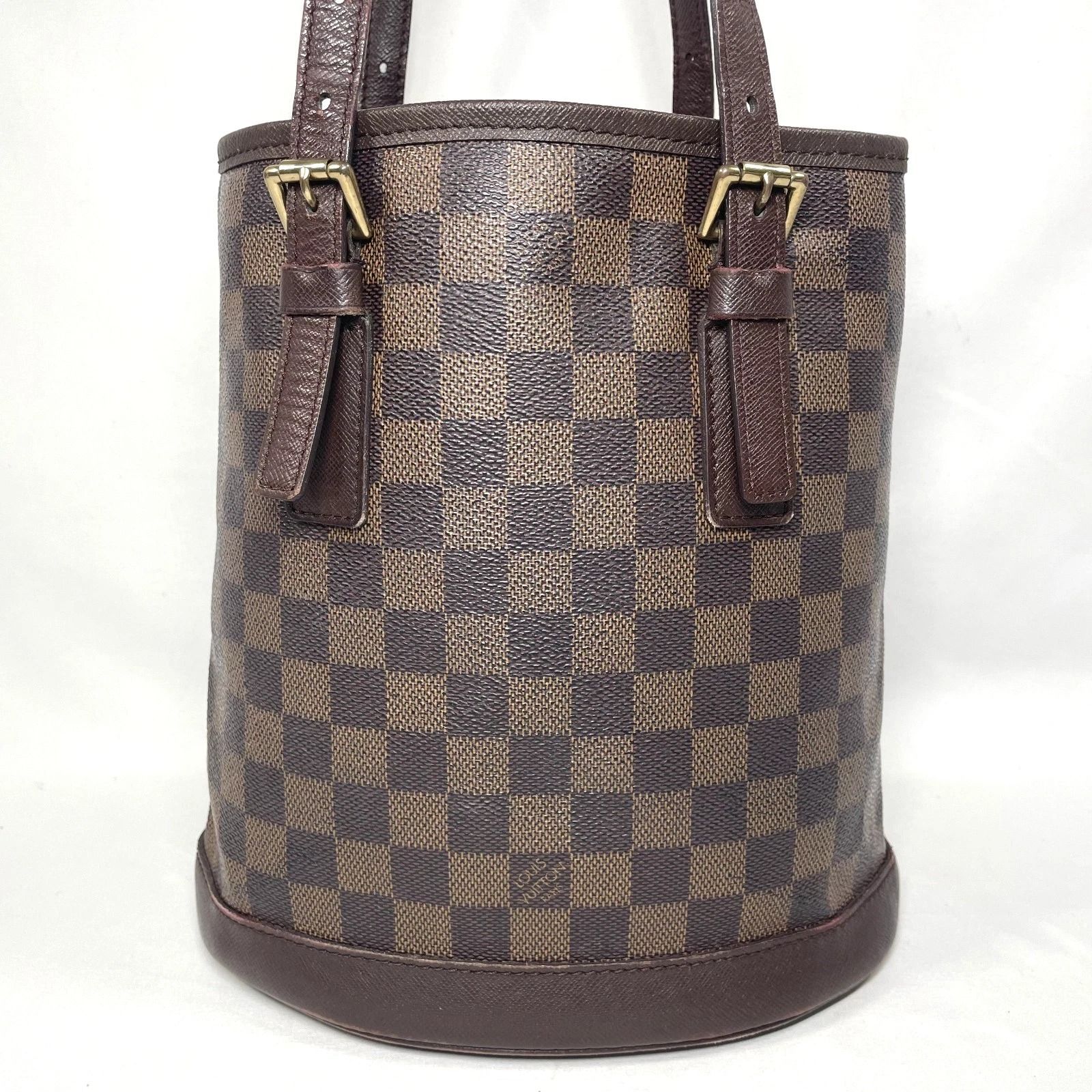 本物】ルイ ヴィトン トートバッグ マレ Marais ダミエ エベヌ 本物】ルイ ヴィトン トートバッグ マレ Marais ダミエ エベヌ