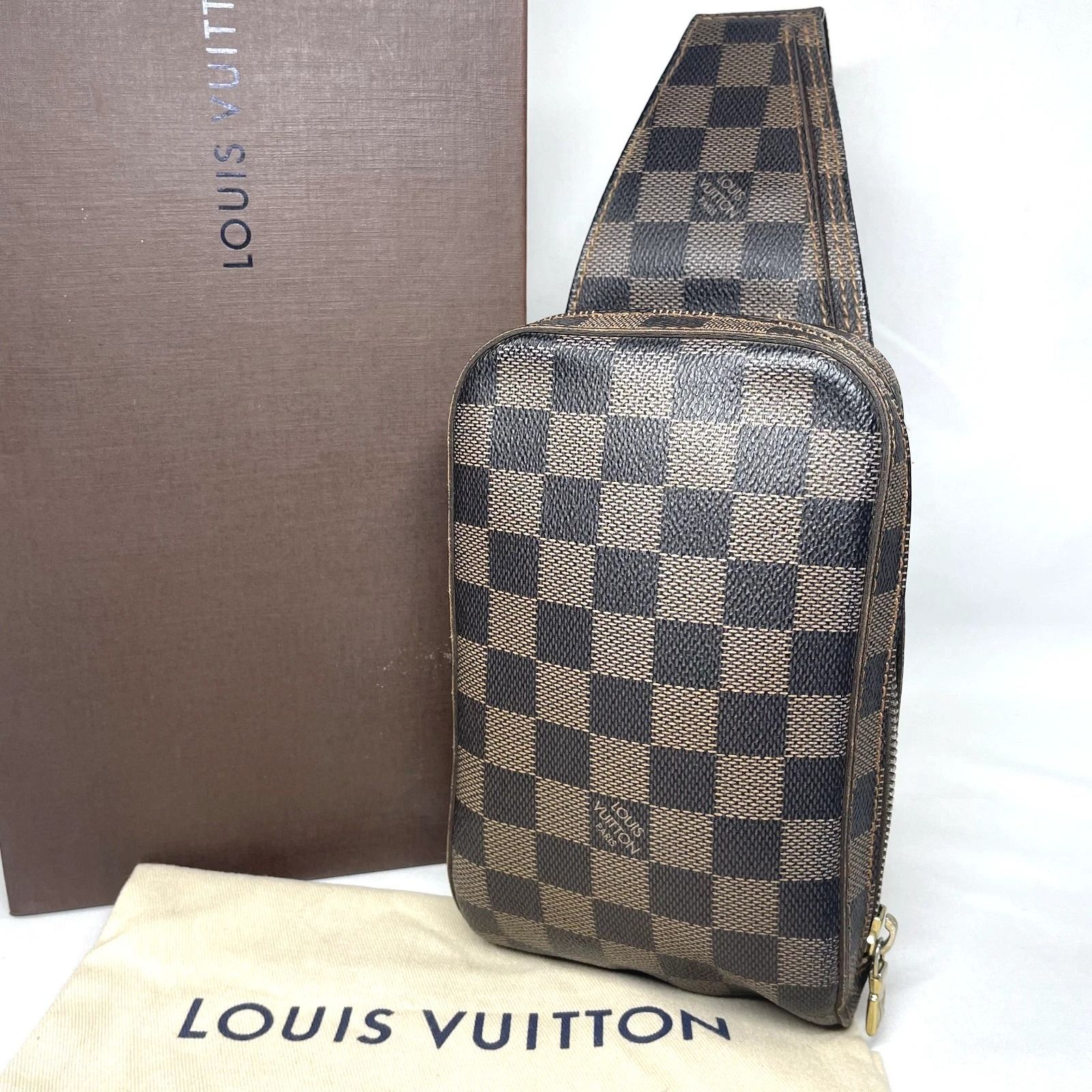 ルイヴィトン N51994 ボディバッグ エベヌ  LOUIS VUITTON ジェロニモス  ダミエ ルイ・ヴィトン LOUIS VUITTON ジェロニモス N51994 ブラウン ダミエ