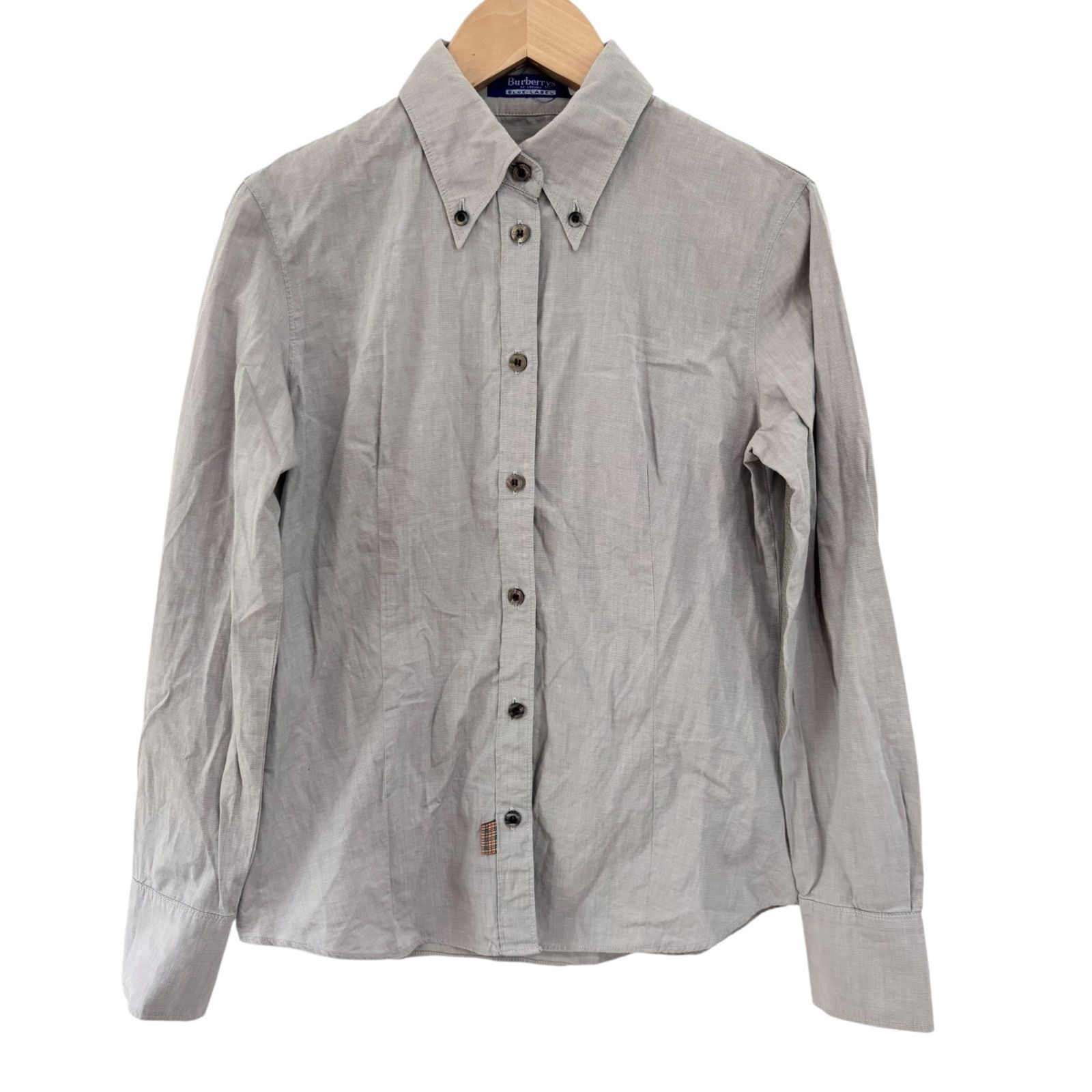 バーバリーブルーレーベル 長袖シャツ 38 中古・古着通販】BURBERRY 