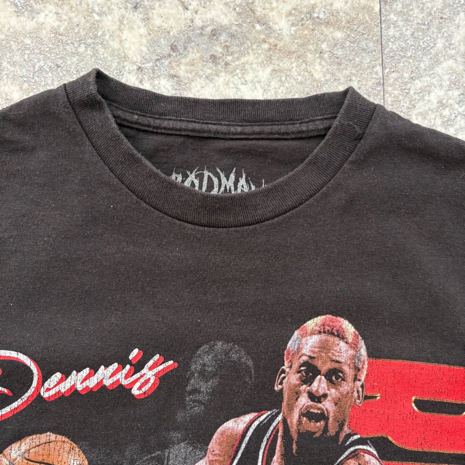 デニス ロッドマン Tシャツ S 黒 ブラック RODMAN APPAREL NBA