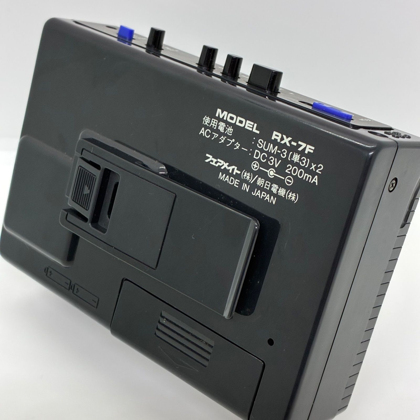 Fairmate Slim Dandy 06ステレオカセットプレーヤー フェアメ ジャンク品】FAIR MATEフェアメイトRX-7F ポータブルラジオカセット