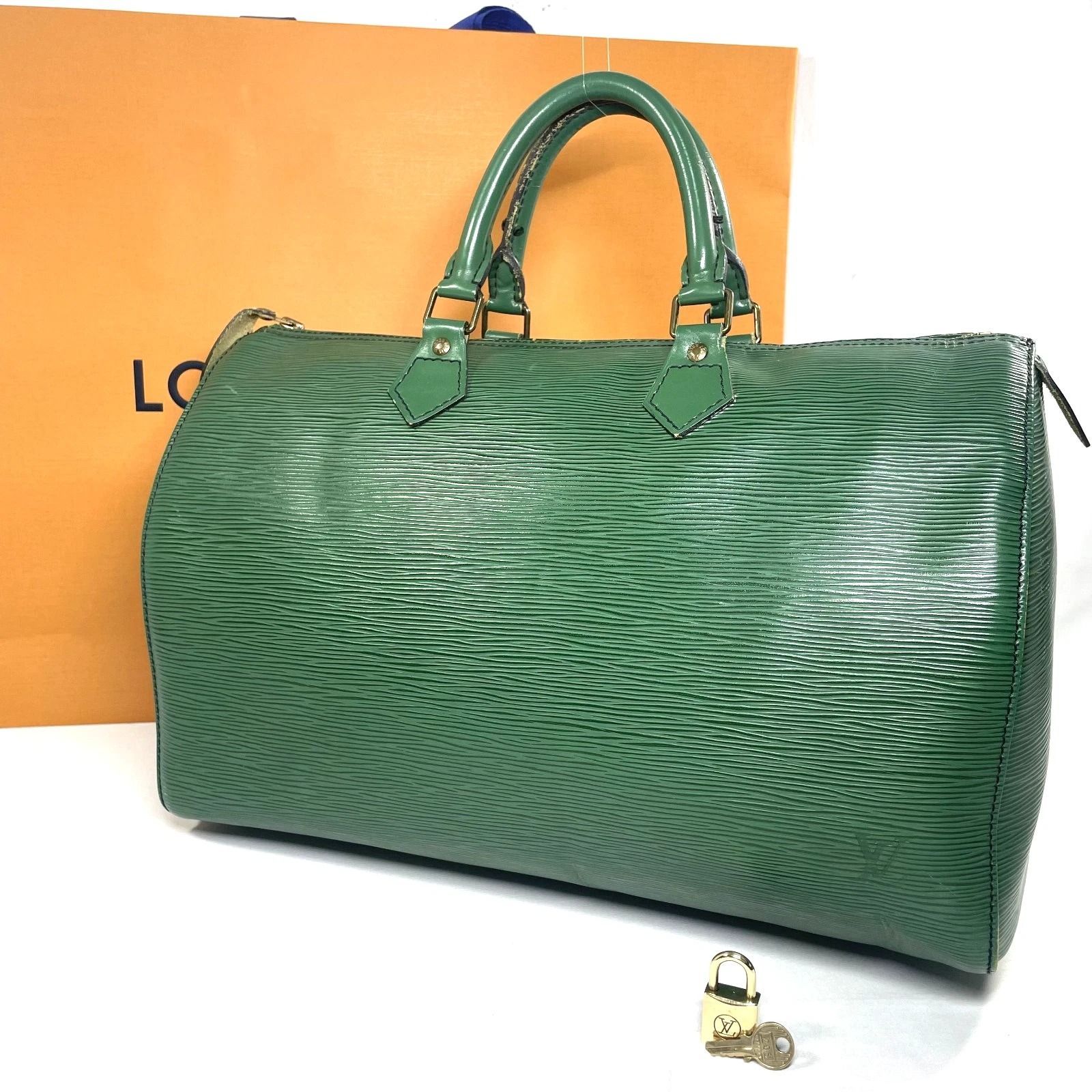 本物】ルイ ヴィトン ハンドバッグ スピーディ 35 Speedy 35 エピ 