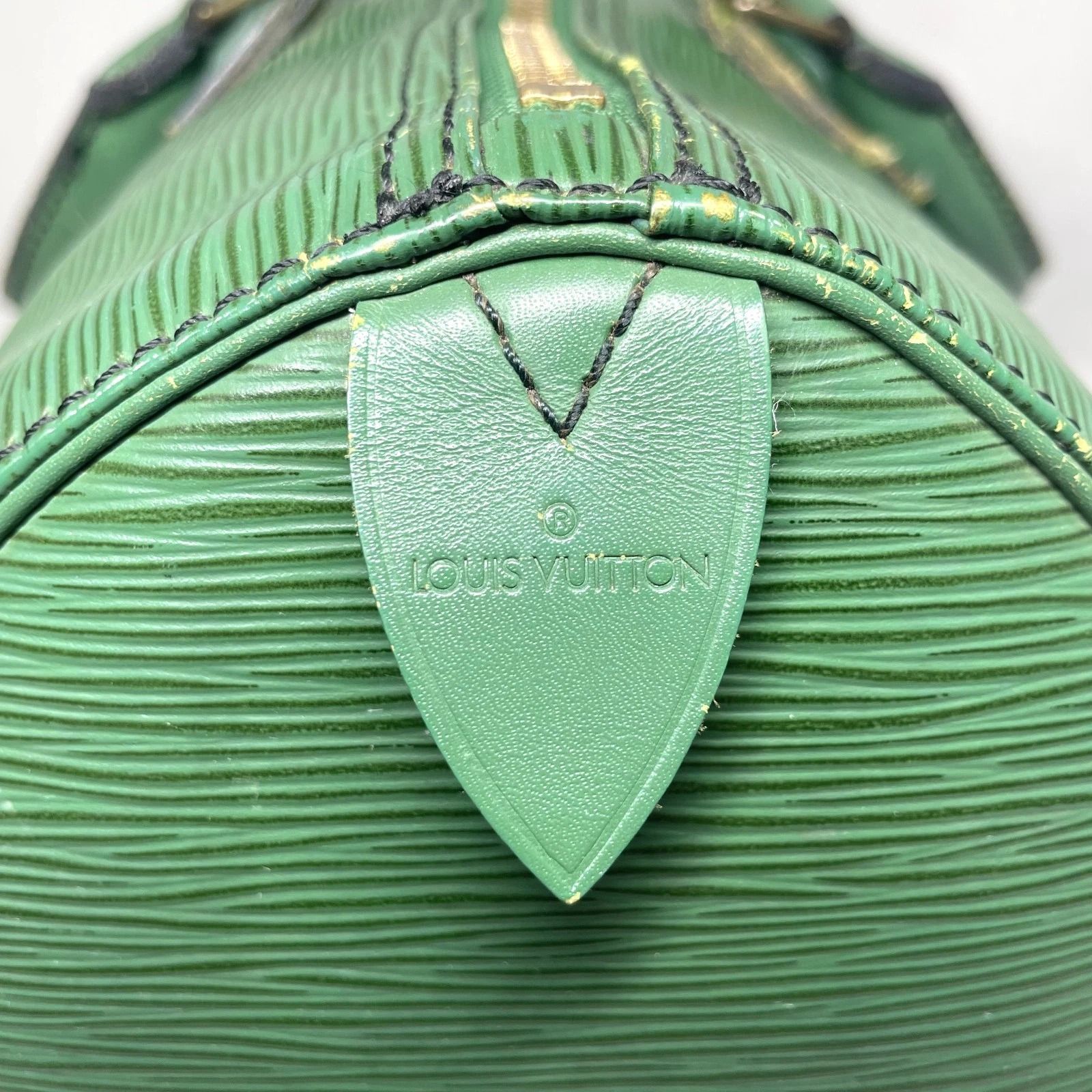 LOUIS VUITTON ルイヴィトン スピーディ35 エピ グリーン ボストン 