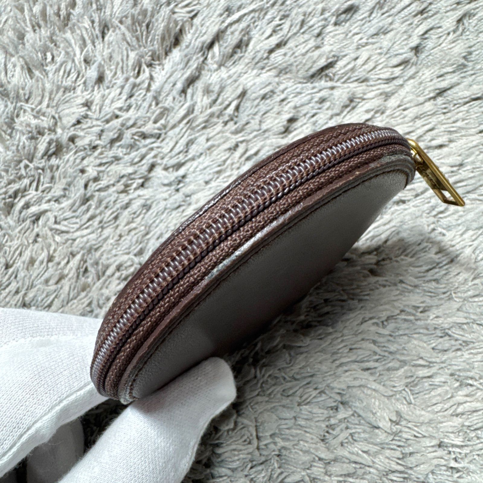 LOEWE ロエベ アナグラム レザー コインケース 小銭入れ ダーク 