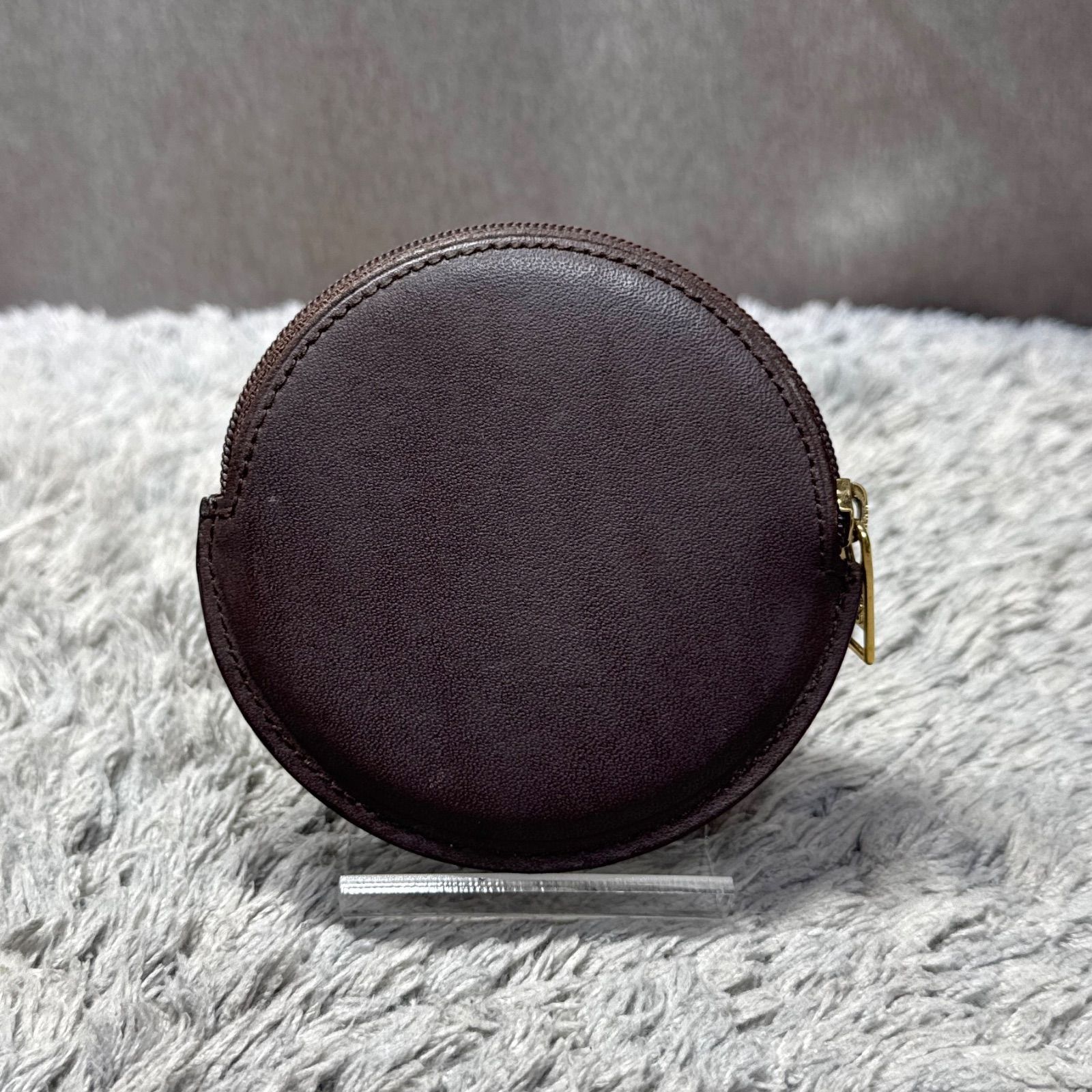 LOEWE ロエベ アナグラム レザー コインケース 小銭入れ ダーク 