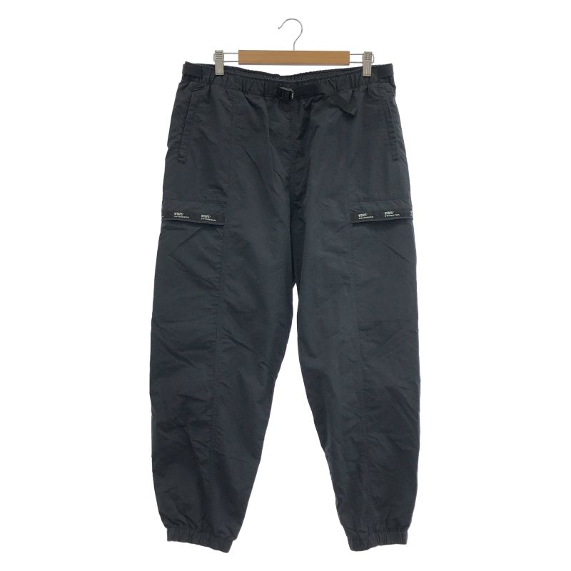 【中古】W)TAPS TRACKS TROUSERS NYLON TUSSAH サイズX03 ブラック[91][240091405467] 中古】W)TAPS TRACKS TROUSERS NYLON TUSSAH サイズX03 ブラック[91
