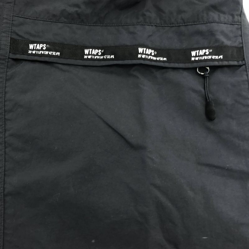 中古】W)TAPS TRACKS TROUSERS NYLON TUSSAH サイズX03 ブラック[91