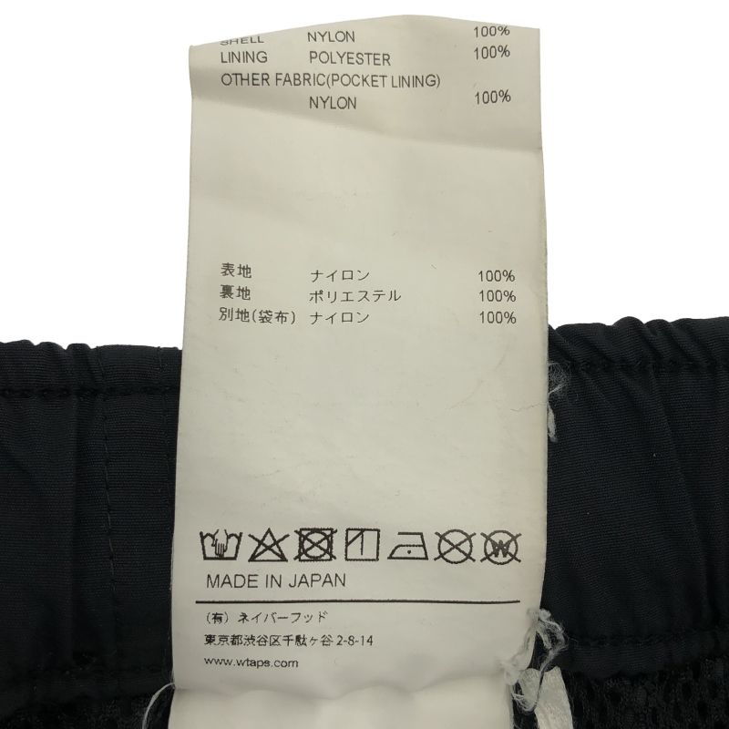 【中古】W)TAPS TRACKS TROUSERS NYLON TUSSAH サイズX03 ブラック[91][240091405467] 中古】W)TAPS TRACKS TROUSERS NYLON TUSSAH サイズX03 ブラック[91
