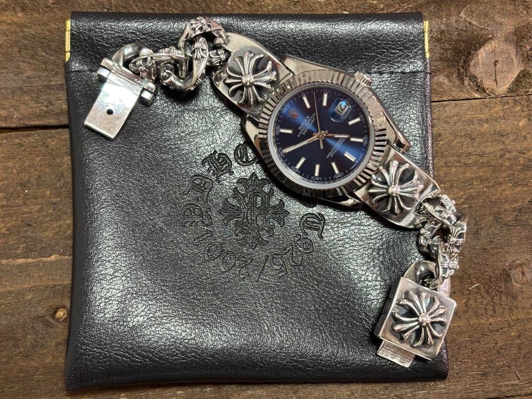 ⭐️JQH　時計ベルト　シルバー全花コマクラッシュベルト　16cm　刻印有り ⭐️SZQH1 Watch 人気商品全花クロスベルト 16.5cm 刻印有り - メルカリ