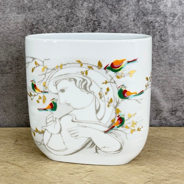 新品登場 (ローゼンタール) Rosenthal 花瓶 金彩 ビョルン・ヴィン
