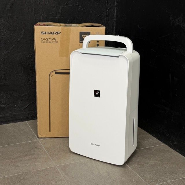 展示品 除湿機 【中古】 動作保証 SHARP CV-S71-W 2025年製 プラズマ 