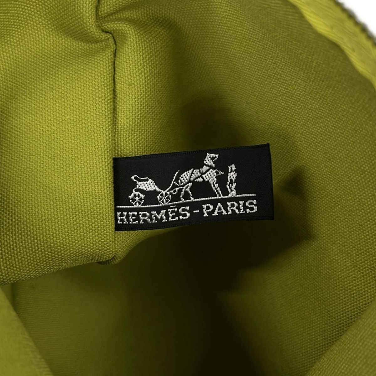 HERMES(エルメス) ポーチ ボラボラ ライトグリーン ポーチ2点セット