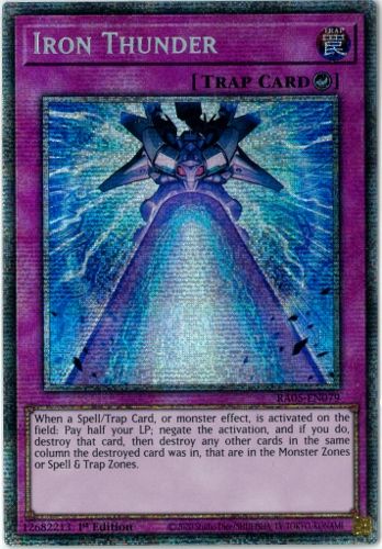 遊戯王/英語版/EU版/鉄騎の雷鎚/てっきのいかづち/Iron Thunder/スター