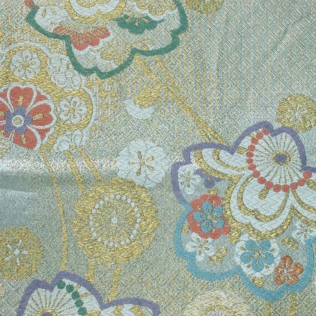 美品】 振袖 身丈162.5cm 裄丈68cm L 袷 袋帯フルセット 鈴乃屋 桜