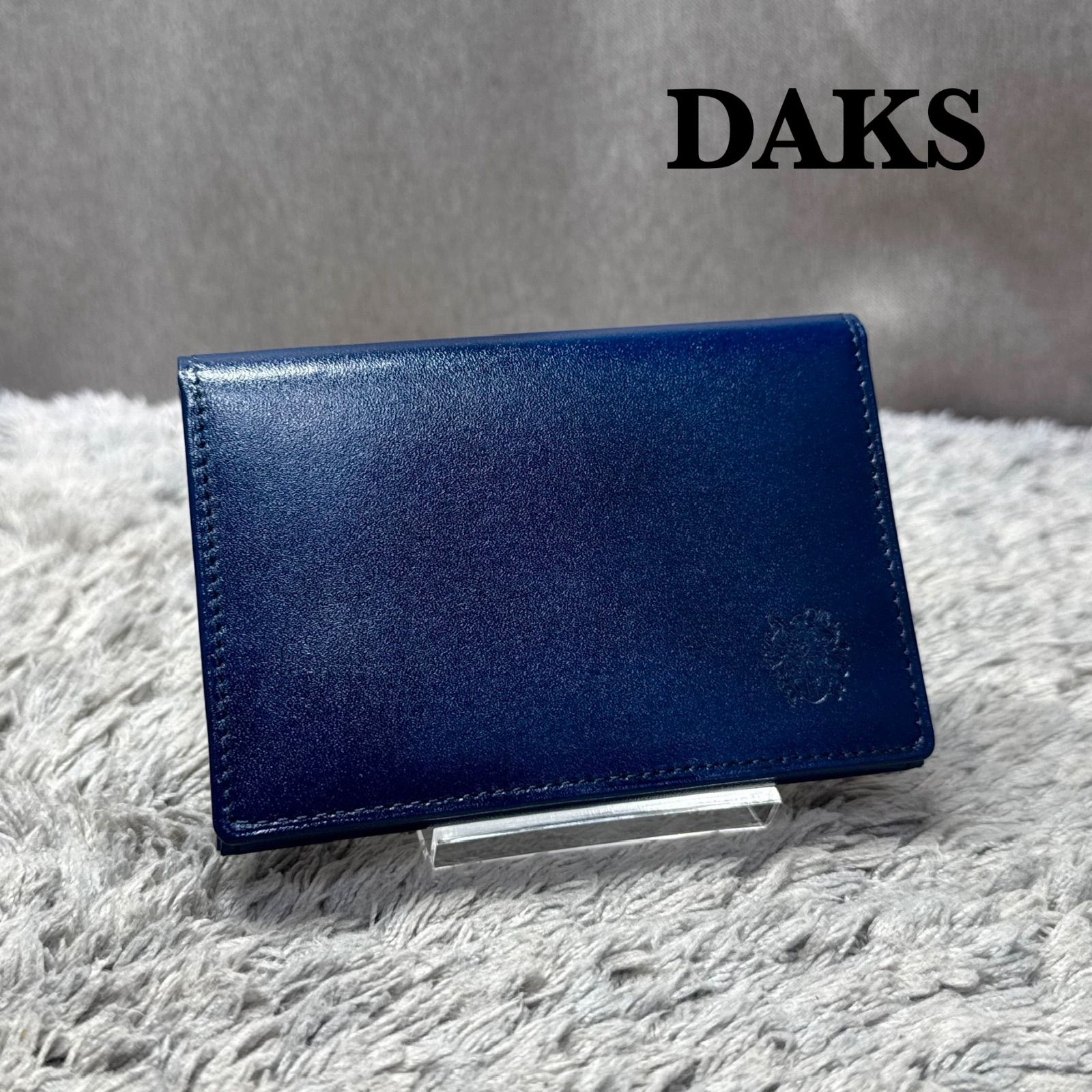 美品 DAKS ダックス カードケース 名刺入れ レザー - メルカリ
