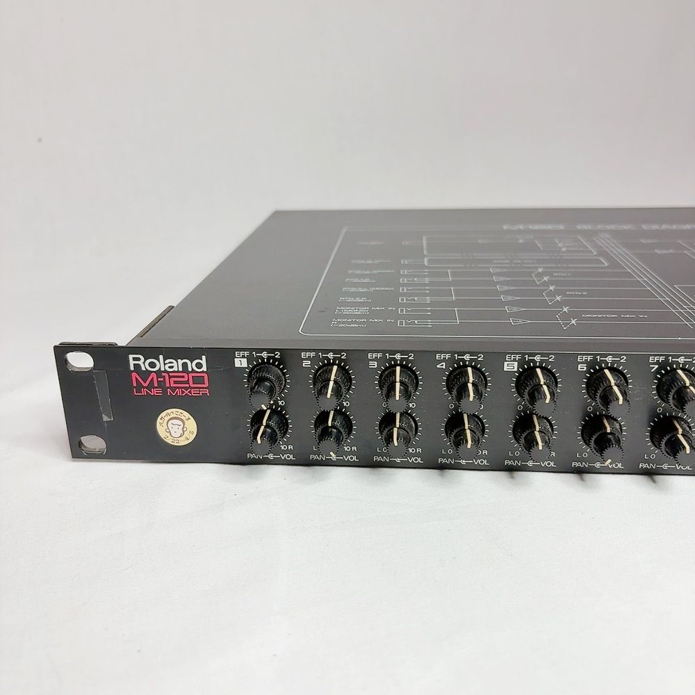 ラック マウント ミキサー Roland M-120 ラインミキサー ラック