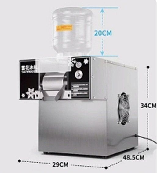 業務用スノーフレーク製氷機、60kg/24Hアイスシェーバーマシン、韓国 