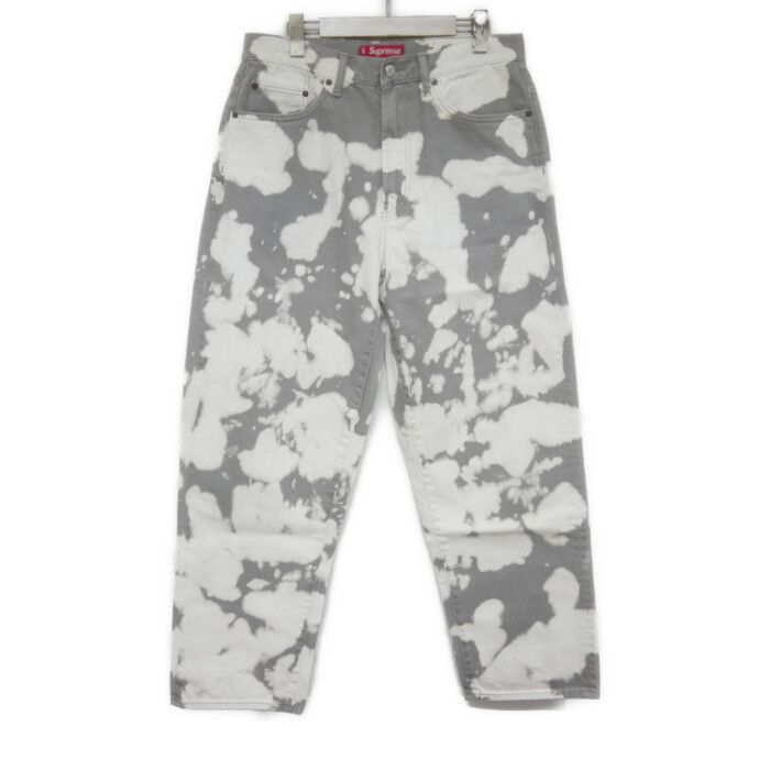 Supreme 国内正規 25SS Baggy Jean ブリーチ加工バギージーンズ バギー