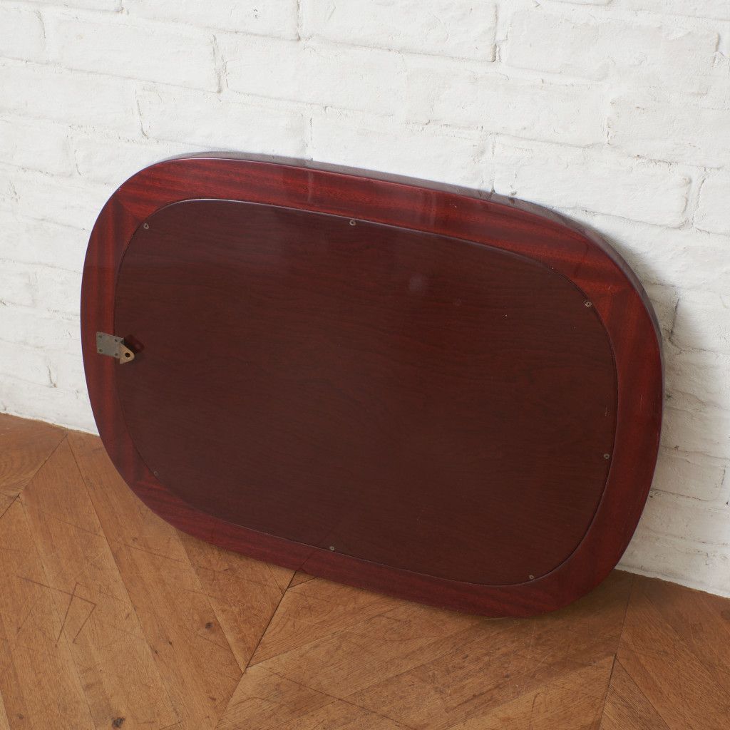 北谷家具 Kit Furniture ウォールミラー 最高級 山羊革張り 本革 姿見