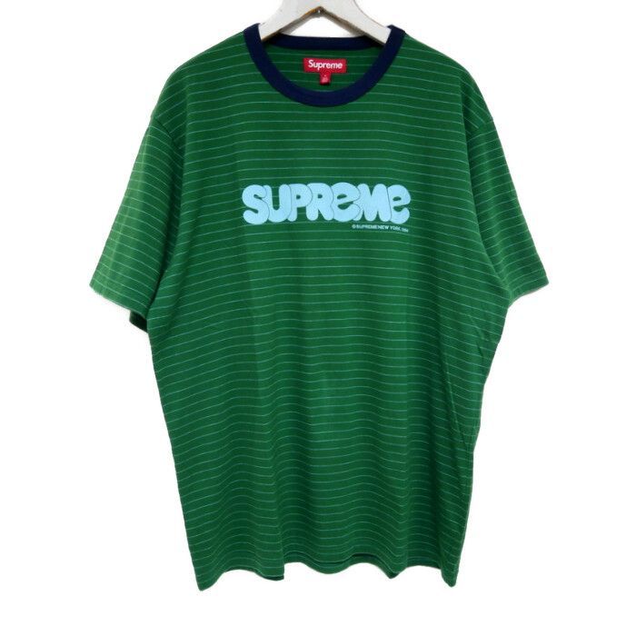 Supreme 国内正規 25SS Bubble S/S Top Tee バブルロゴ ボーダーT 