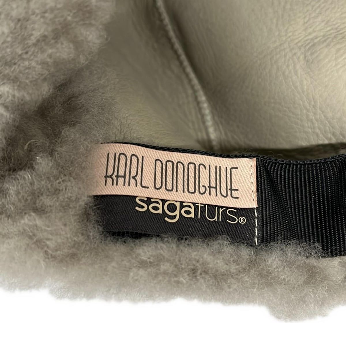 Karl Donoghue(カールドノヒュー) キャップ美品 - グレー ムートン 