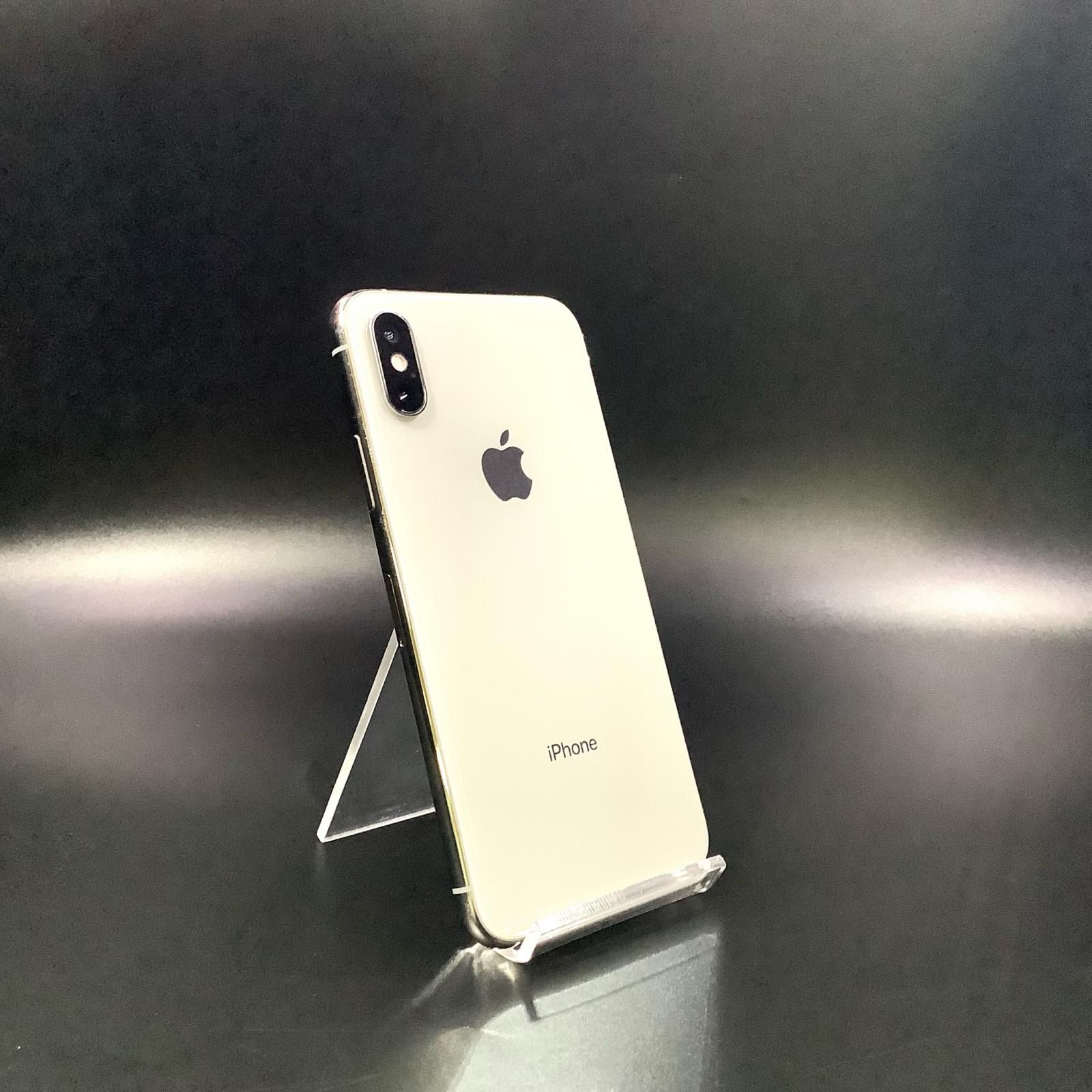 最終値下】iPhone XS 64GB シルバー SIMロック解除済 箱有 Apple iPhone XS