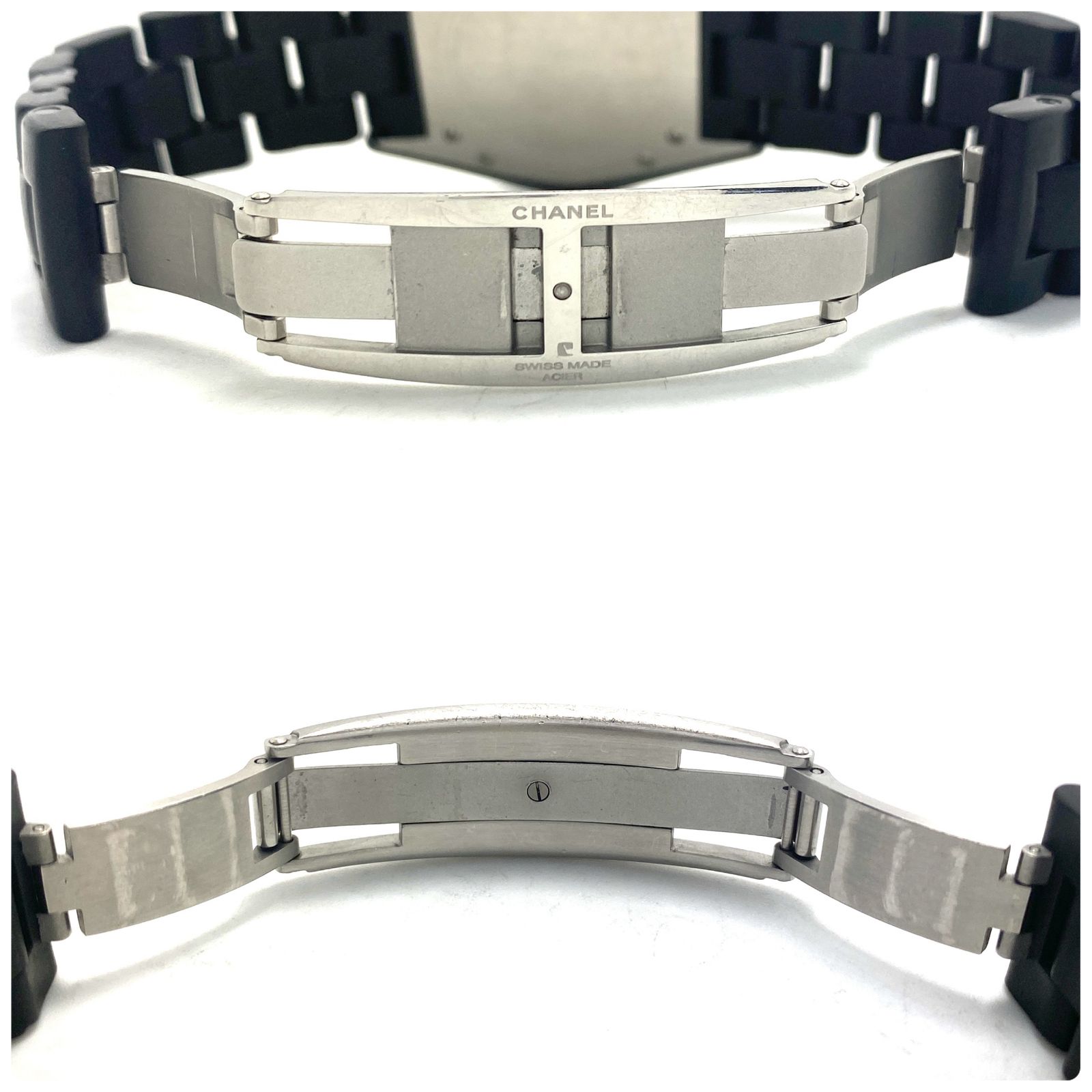希少】腕時計 メンズ シャネル CHANEL J12 H0684 自動巻 黒 200m防水 