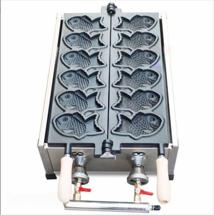 LPガス たい焼き器 6匹 6匹焼ける！ 鯛焼き器 /業務用/厨房機器/飲食店 