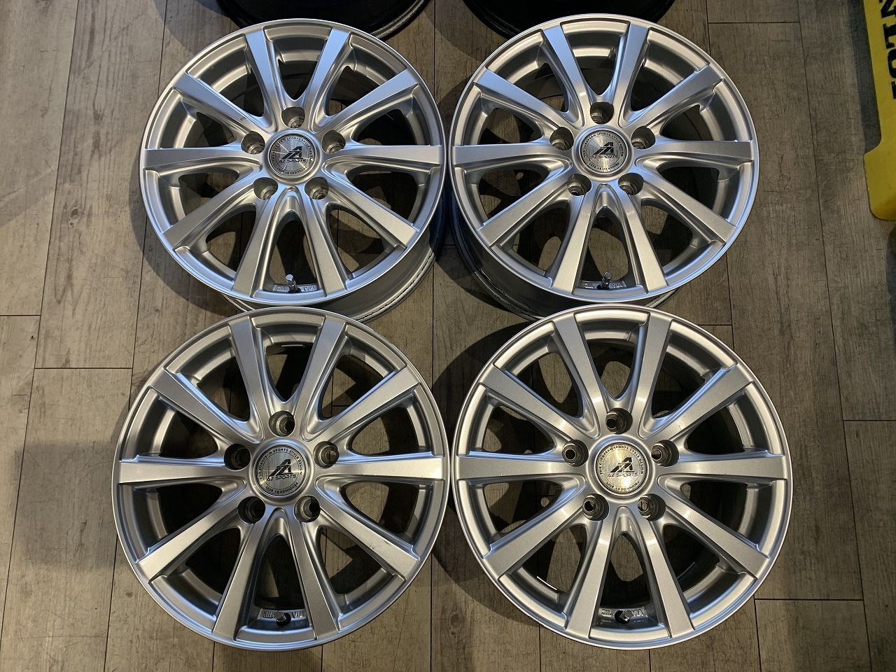 2603016】AZ SPORTS SY-10 15インチ 6J +45 PCD114.3 5H ノア 
