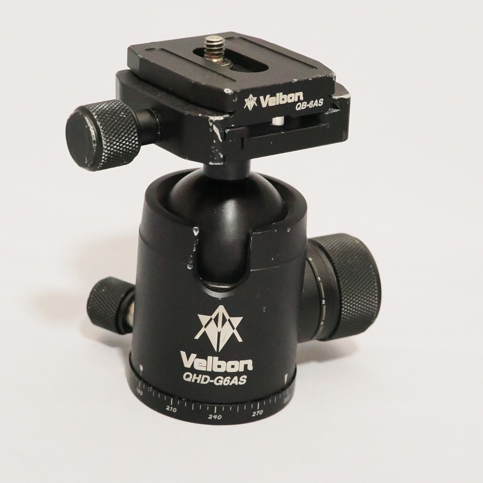 【良品】Velbon QHD-G6AS 自由雲台 アルカスイス対応