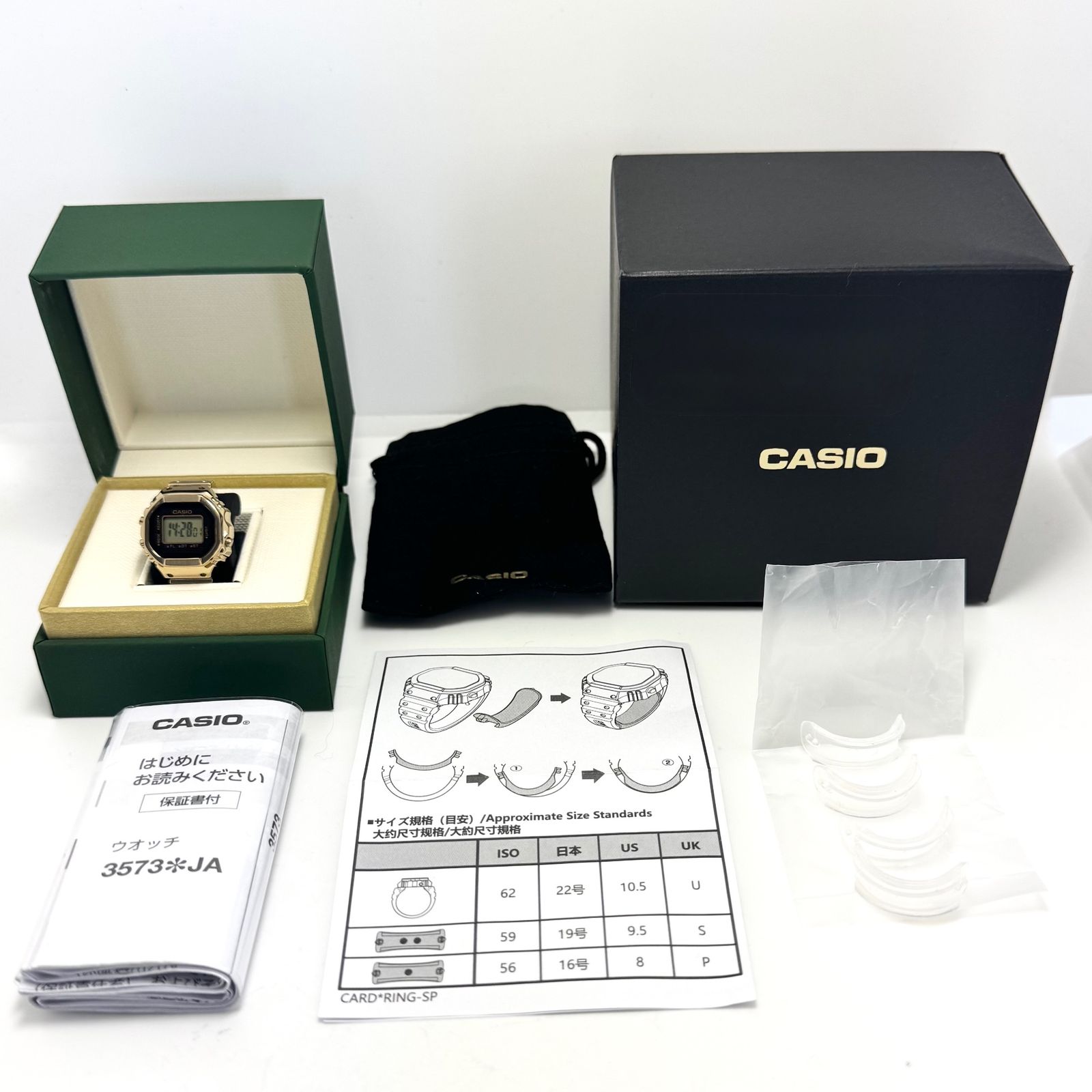 未使用・希少】腕時計 メンズ カシオ CASIO リングウォッチ CRW-001G