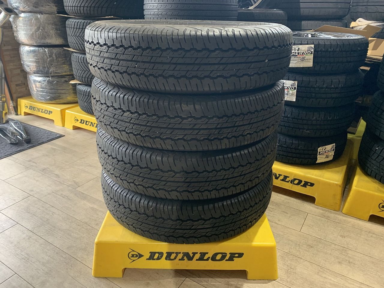 2603057】DUNLOP GRANDTREK AT20 195/80R15 2025年 6mm ジムニー 