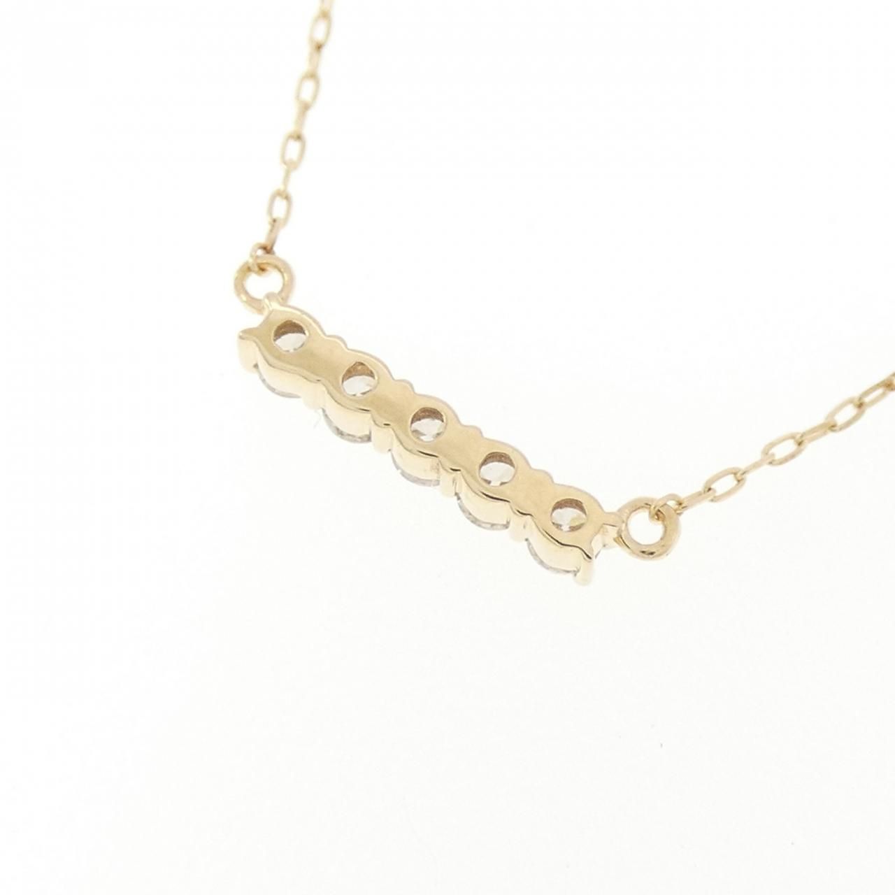 レイヤード］ K10YG ダイヤモンド ネックレス | ete bijoux 