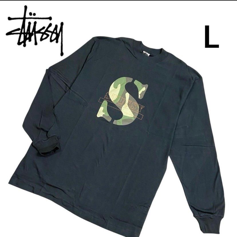 新品・未使用】STUSSY ステューシー ロンT USA製 ブラック L - メルカリ