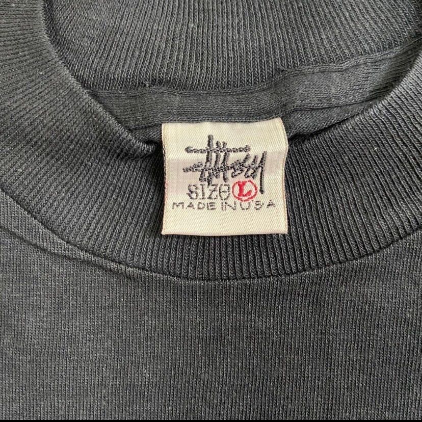 新品・未使用】STUSSY ステューシー ロンT USA製 ブラック L - メルカリ