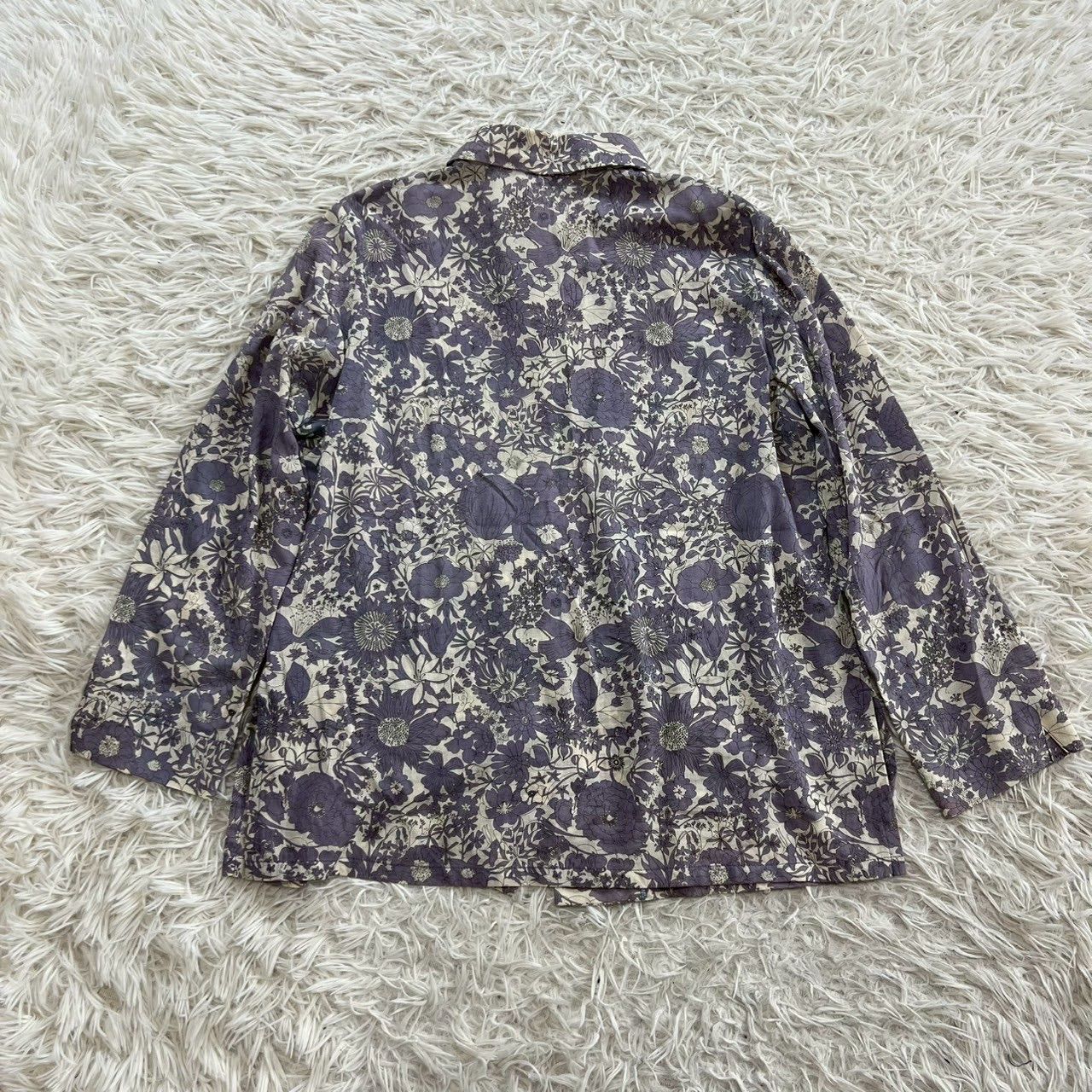 美品】 Savoir （サヴォア） LIBERTY （リバティ） 花柄ボタンシャツ 