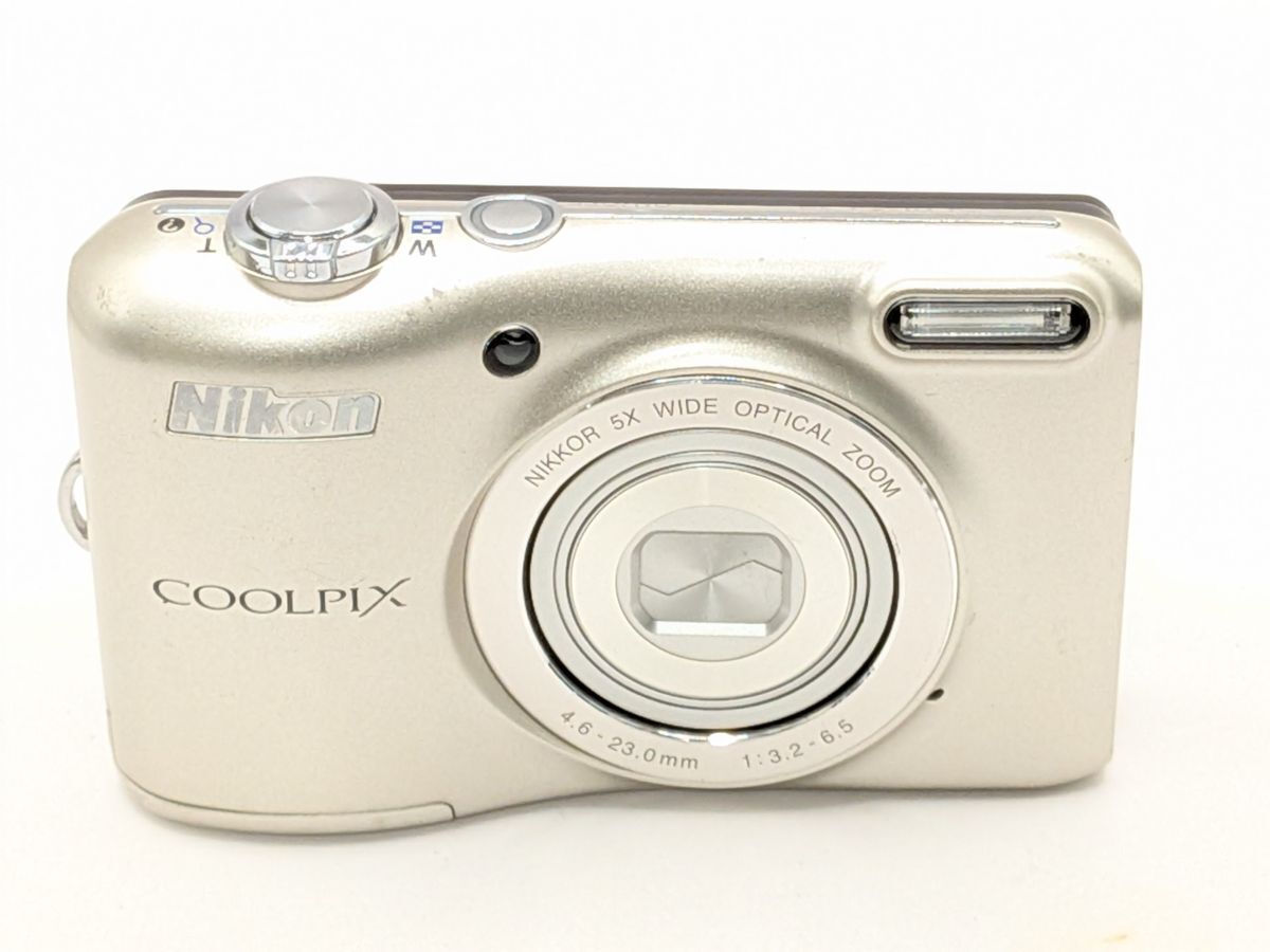 極美品✨NIKON COOLPIX L18 シルバー 単3電池 デジカメ 【公式通販】