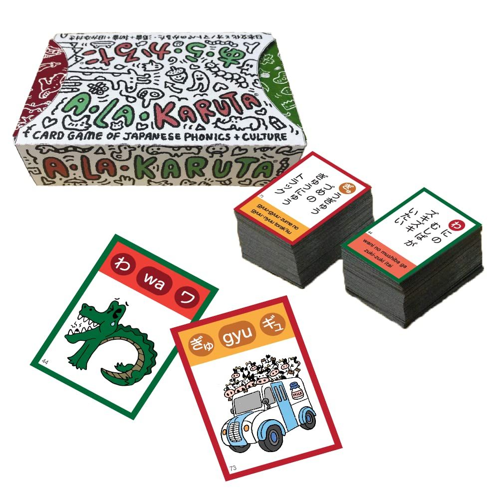 新品 あ・ら・かるた a la karuta 濁点拗音もある 日本語教育かるた オノマトペかるた