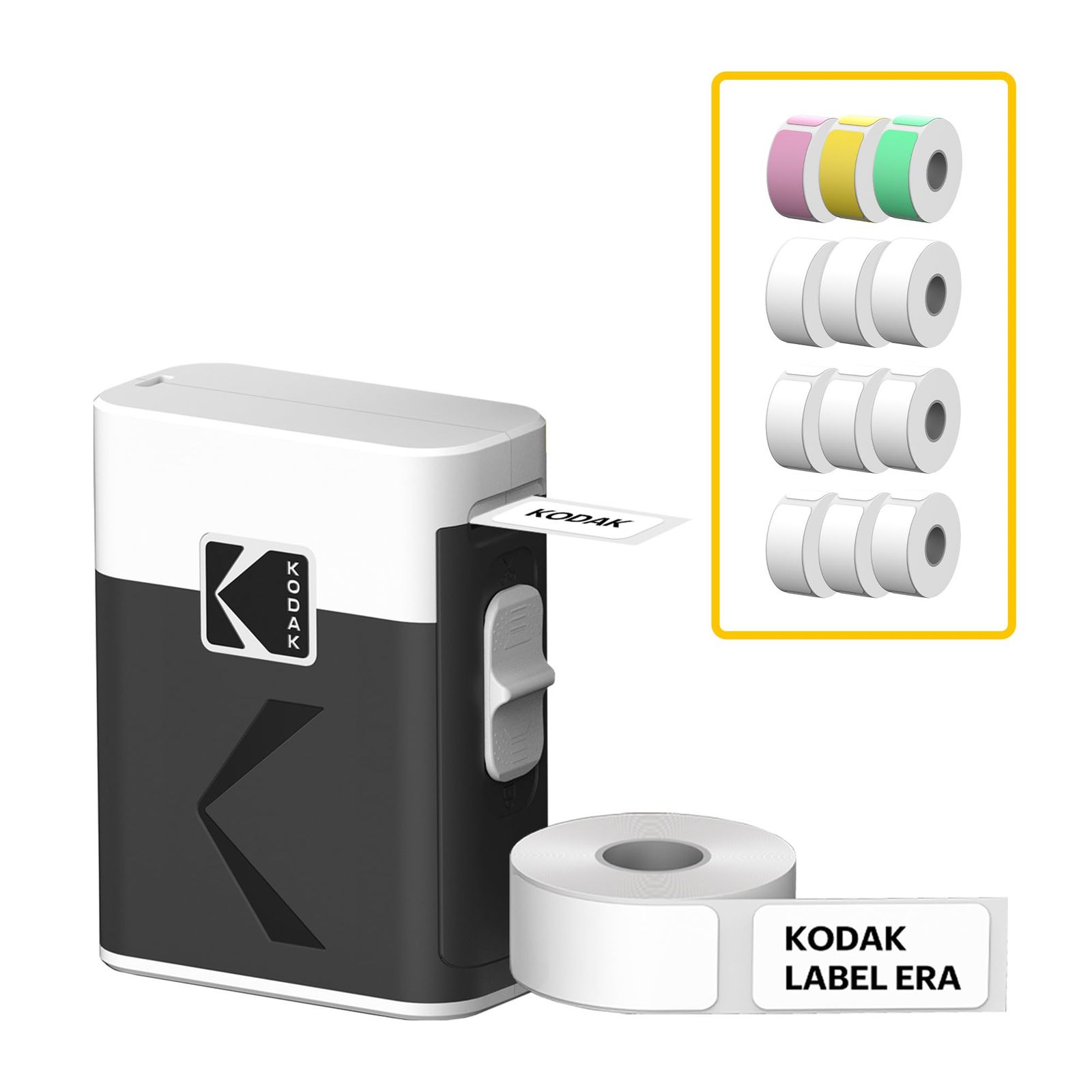 新品 コダック KODAK Label ERA ラベルライター/ラベルプリンター (ホワイト プリンター本体＋13ロール)