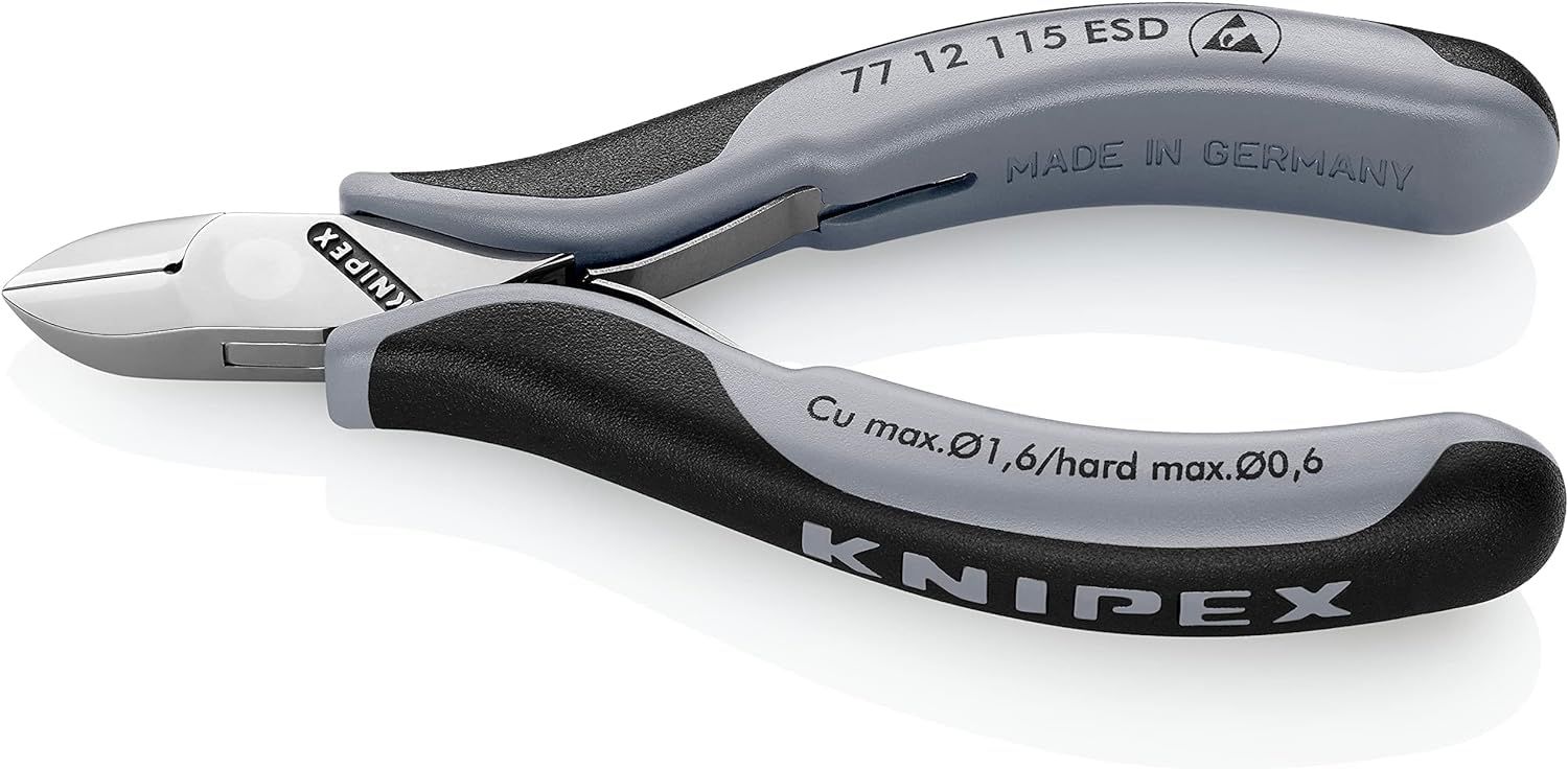 新品 クニペックス KNIPEX ESD精密用ニッパー 115mm 7712-115ESD