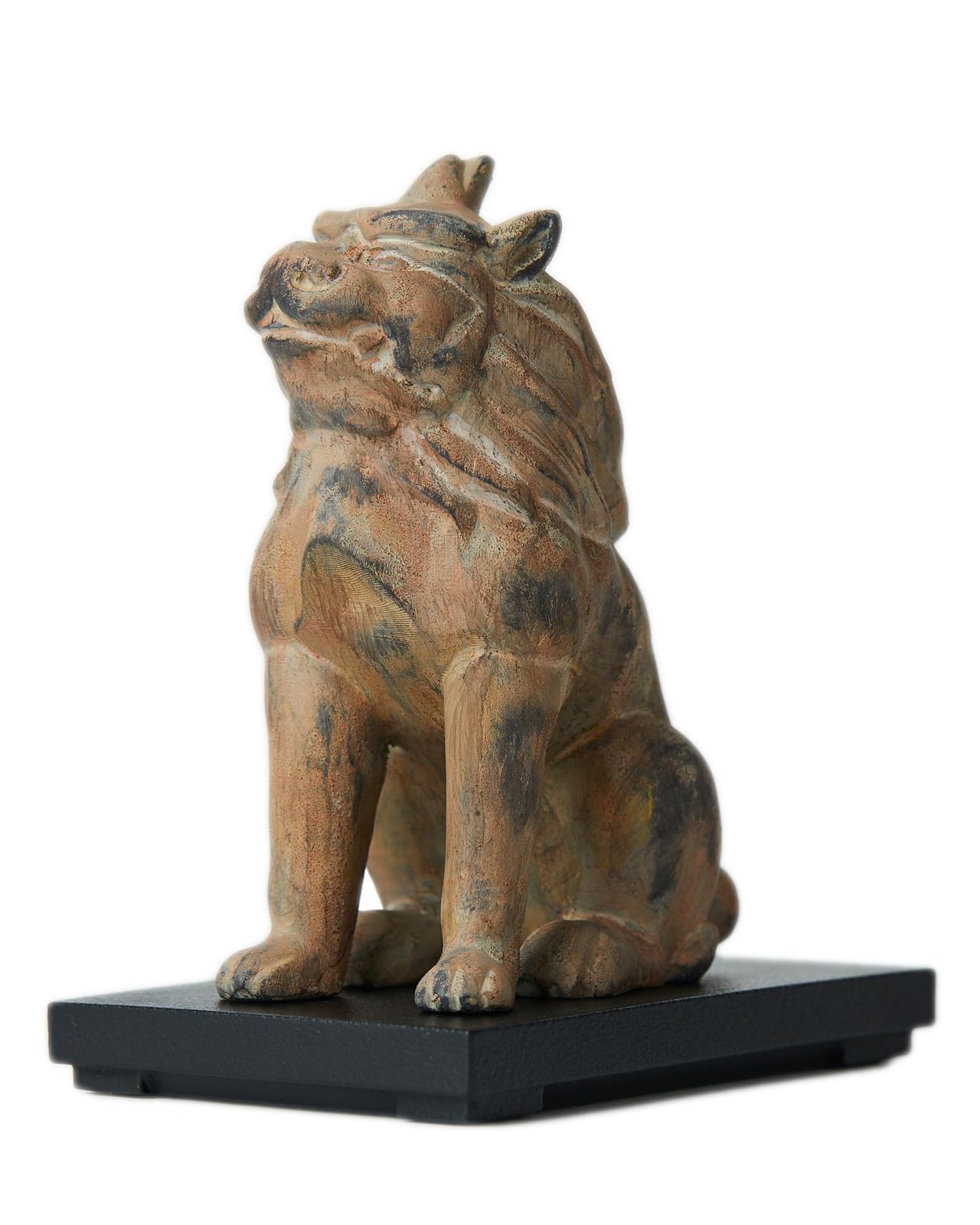 新品 イスムTanaCOCORO[掌] WOOD 狛犬（木製：桧）＿木彫り 仏像 フィギュア 国宝 獅子 イSム(こまいぬ)tw3537