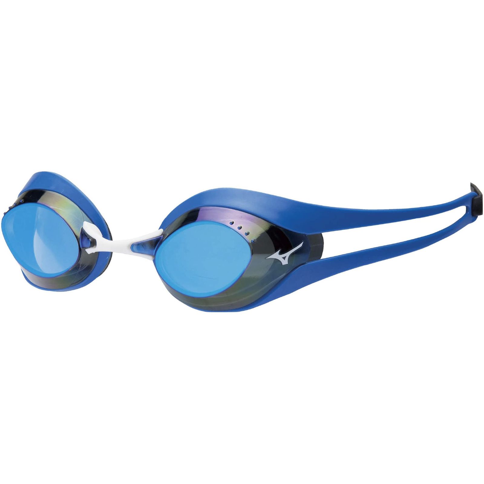 新品 MIZUNO(ミズノ) スイムゴーグル GX SONIC EYE ( ノンクッション / ミラー ) N3JE600122 ブルー×ライトスモーク×ブルーミラー